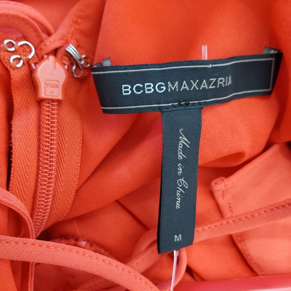 BCBGMAXAZRIA JANISA HALTER NECK RUFFLE DRESS - Picture 10 of 16